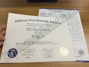 Master Your California State University Fullerton fake diploma