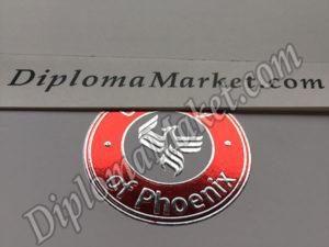 Two Colors Embossing Foil Seal