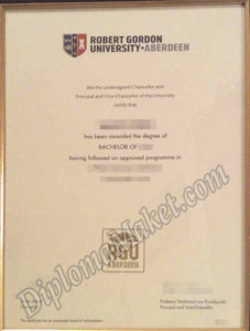 The Secret History Of Robert Gordon University fake diploma