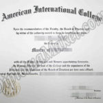 How To Gain American International College fake degree