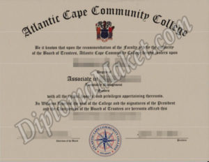 How To Restore Atlantic Cape Community College fake certificate