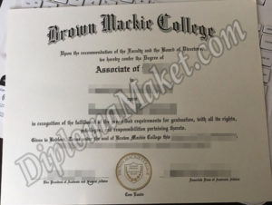 Now You Can Buy A Brown Mackie College fake diploma