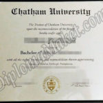 Best Chatham University fake certificate You Will Get This Year