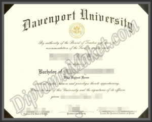 Marketing Davenport University fake certificate...Guaranteed!