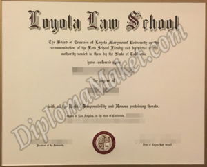 Make Your Loyola Law School fake degree A Reality