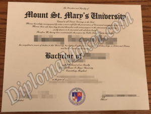 Exciting New Mount St. Mary's University fake certificate Product
