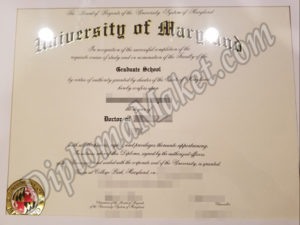 Your Key To Success: University of Maryland fake degree