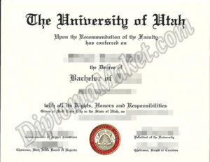 How To Make University of Utah fake diploma