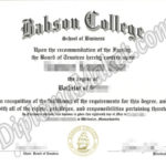 Do You Need A Babson College fake certificate?