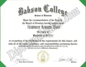 Do You Need A Babson College fake certificate?