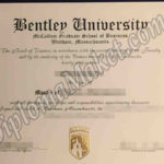 Your Key To Success: Bentley College fake certificate