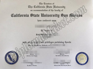 Recent Survey Finds CSU San Marcos fake diploma