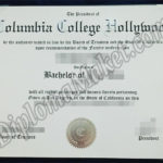 Top 6 Ways To Buy A Used Columbia College Hollywood fake certificate