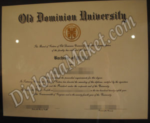 A Guide To Old Dominion University fake diploma