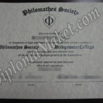 Want More Money? Get Philomathean Society fake diploma