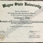 Master Your Wayne State University fake certificate