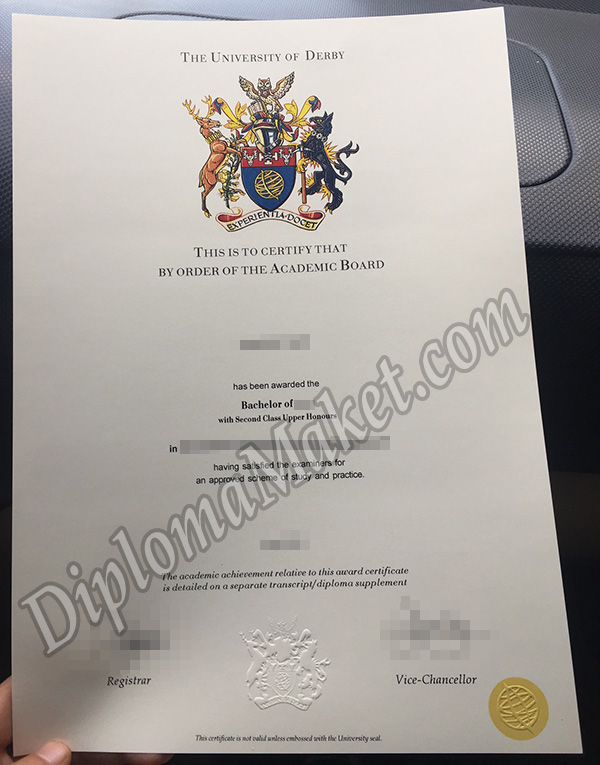 The Secret Behind University of Derby fake diploma