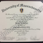 You Want University of Massachusetts fake degree?