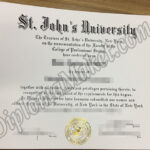 The A – Z Of St. John’s University fake diploma template